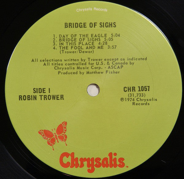 Robin Trower : Bridge Of Sighs (LP,Album)
