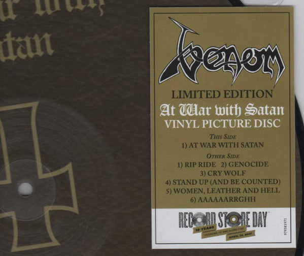 Venom (8) : At War With Satan (LP,Limited Edition,Picture Disc)