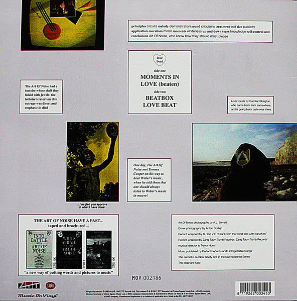 Art Of Noise, The : Moments In Love (12",45 RPM,Record Store Day,Single,Limited Edition,Numbered,Reissue)