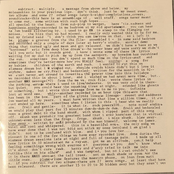 Smashing Pumpkins, The : Pisces Iscariot (Compilation)