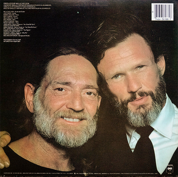 Willie Nelson : Willie Nelson Sings Kristofferson (LP,Album)