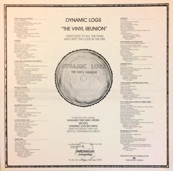Dynamic Logs : The Vinyl Reunion (LP)