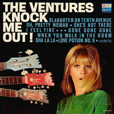 Ventures, The : Knock Me Out! (LP,Album,Mono)
