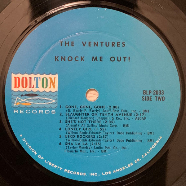 Ventures, The : Knock Me Out! (LP,Album,Mono)