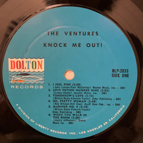Ventures, The : Knock Me Out! (LP,Album,Mono)