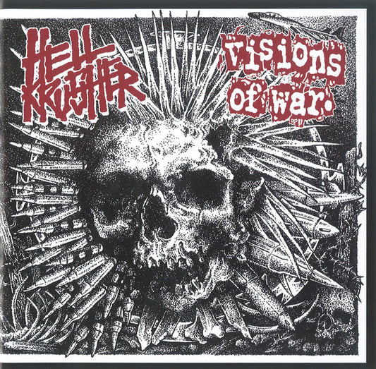Hellkrusher / Visions Of War : Hellkrusher / Visions Of War (7",33 ⅓ RPM,EP,Limited Edition,Numbered)