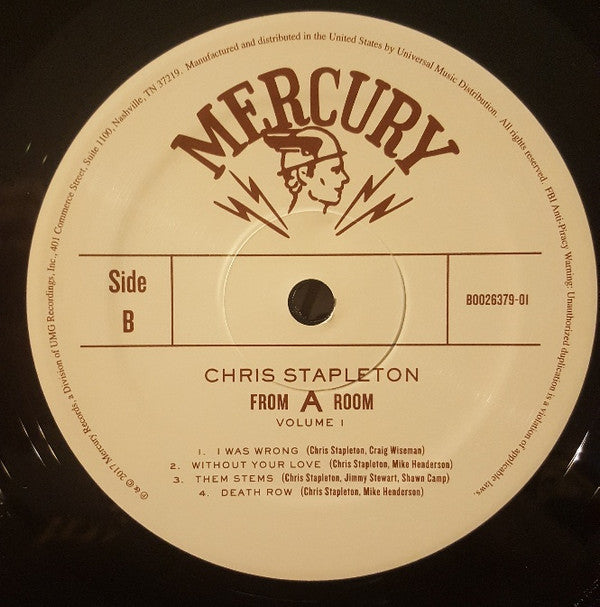 Chris Stapleton : From A Room: Volume 1 (LP,Album)