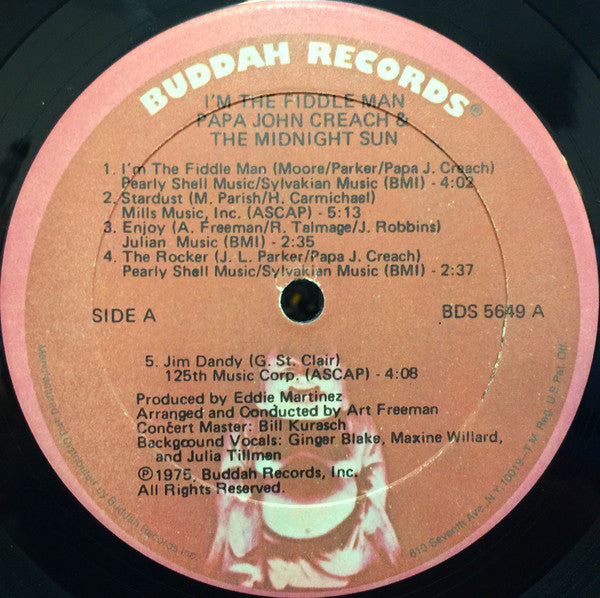 Papa John Creach & Midnight Sun, The : I'm The Fiddle Man (LP,Album)
