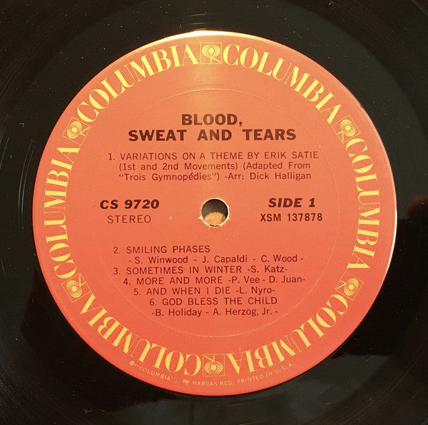 Blood, Sweat And Tears : Blood, Sweat & Tears (LP,Album)