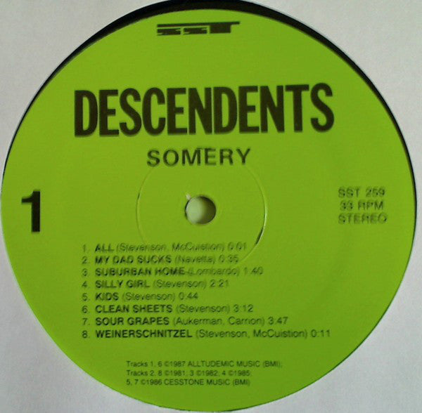 Descendents : Somery (LP,Compilation)