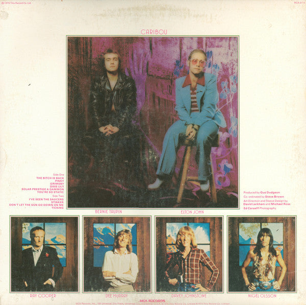 Elton John : Caribou (LP,Album)
