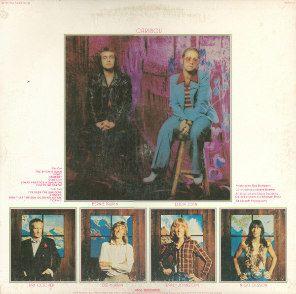 Elton John : Caribou (LP,Album,Stereo)