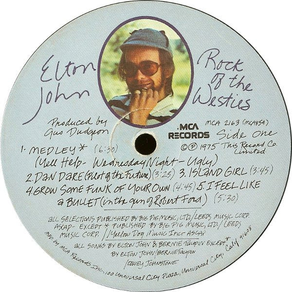 Elton John : Rock Of The Westies (LP,Album)