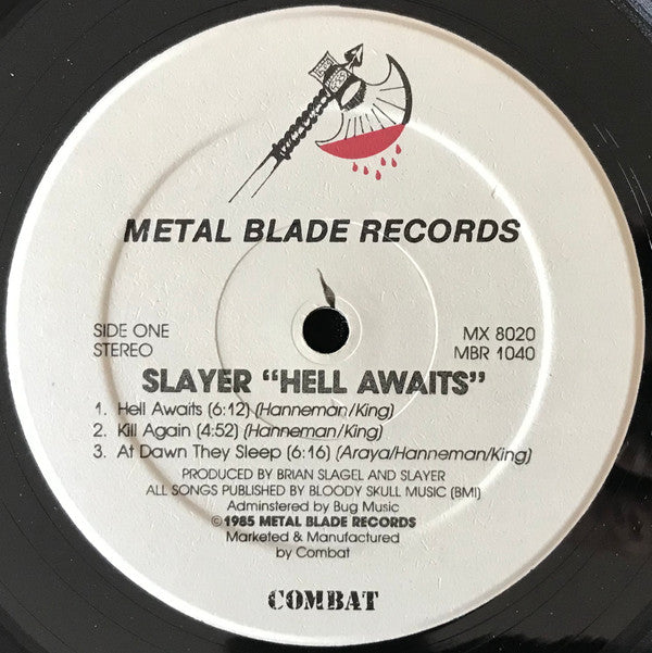 Slayer : Hell Awaits (LP,Album,Stereo)