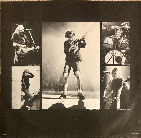 AC/DC : Back In Black (LP,Album)