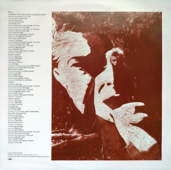 David Bowie, Trevor Jones : Labyrinth (From The Original Soundtrack Of The Jim Henson Film) (LP,Album,Reissue,Remastered)
