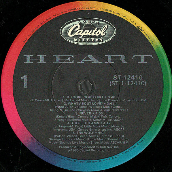Heart : Heart (LP,Album)
