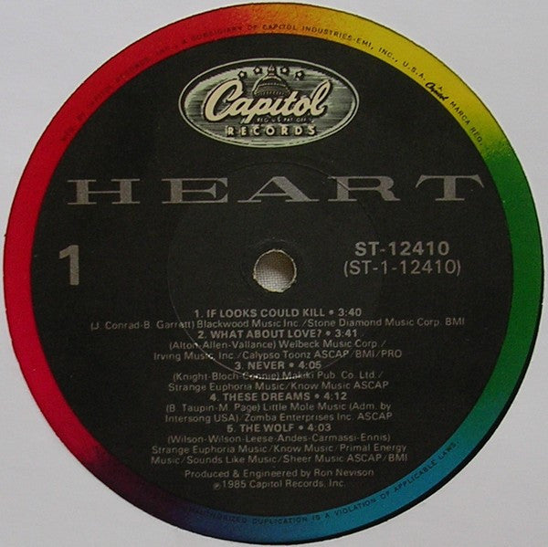 Heart : Heart (LP,Album)