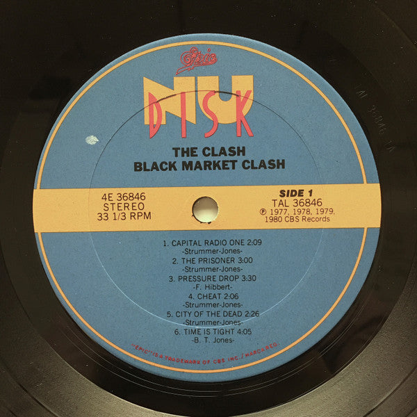 Clash, The : Black Market Clash (10",33 ⅓ RPM,EP,Compilation,Stereo)