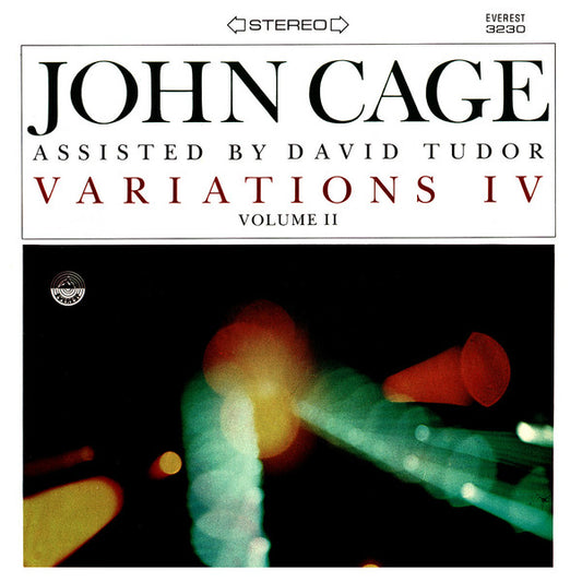 John Cage Assisted By David Tudor : Variations IV Volume II (LP,Album,Stereo)