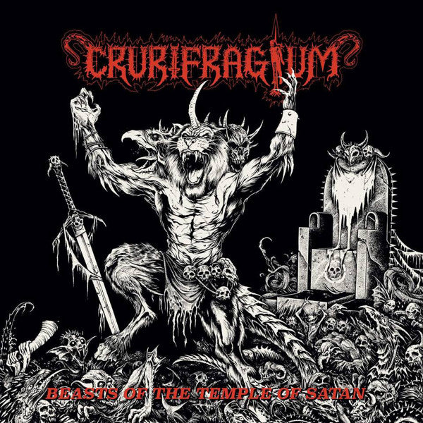 Crurifragium (2) : Beasts Of The Temple Of Satan (LP,Album)