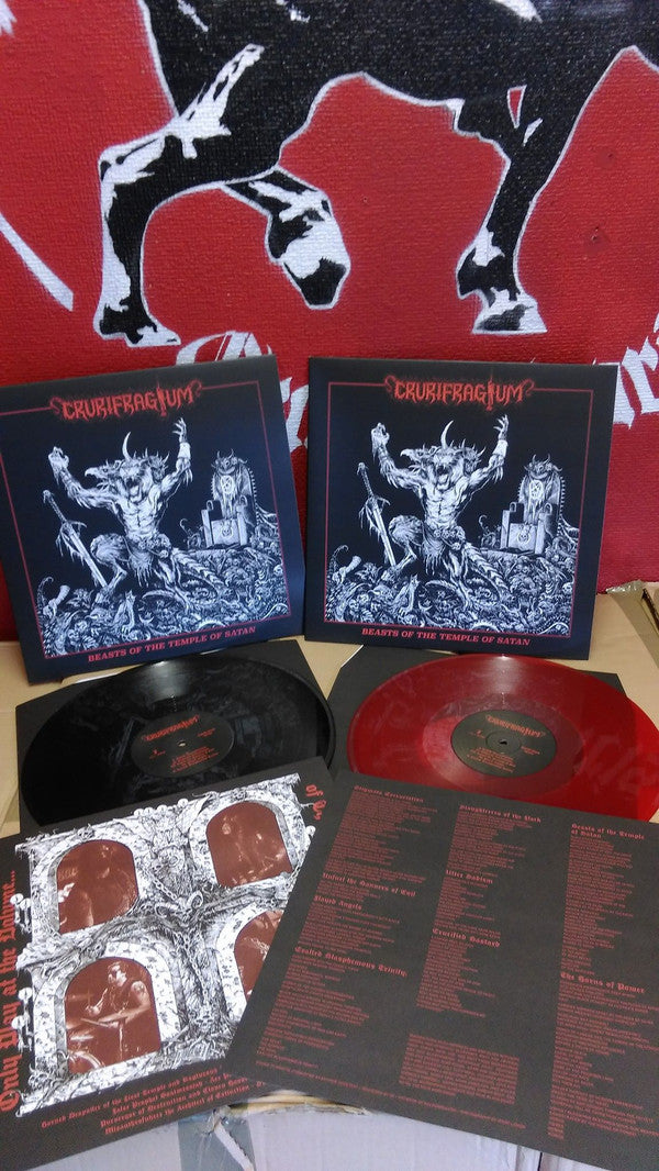 Crurifragium (2) : Beasts Of The Temple Of Satan (LP,Album)