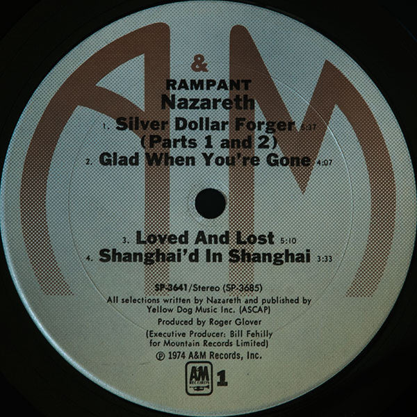 Nazareth (2) : Rampant (LP,Album,Stereo)