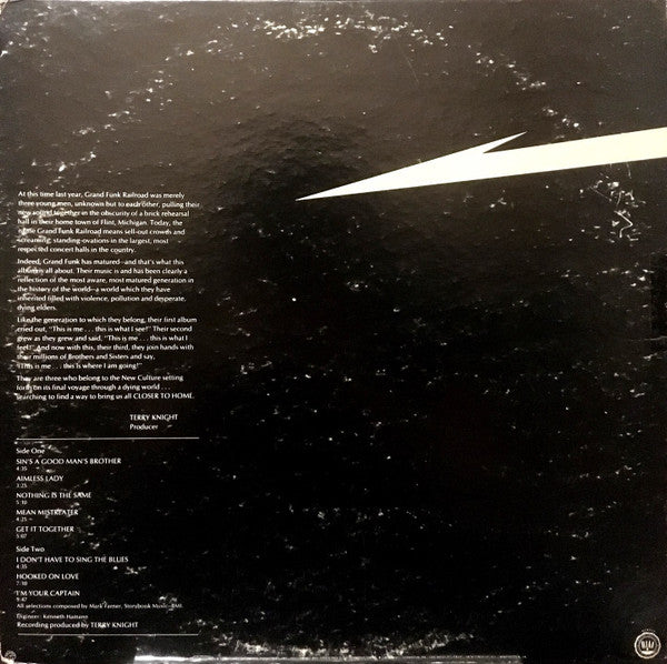 Grand Funk Railroad : Closer To Home (LP,Album)