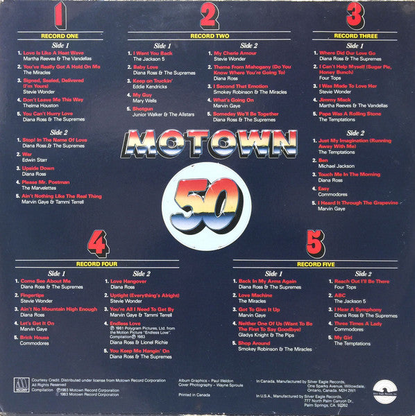 Various : A Motown Anniversary Collection (LP,Compilation)