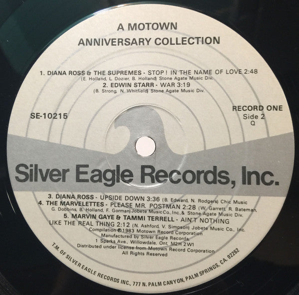 Various : A Motown Anniversary Collection (LP,Compilation)