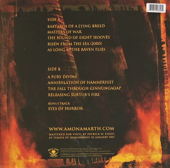 Amon Amarth : The Crusher (LP,Album,Limited Edition,Numbered,Reissue,Remastered)