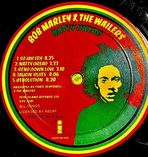 Bob Marley & The Wailers : Natty Dread (LP,Album)
