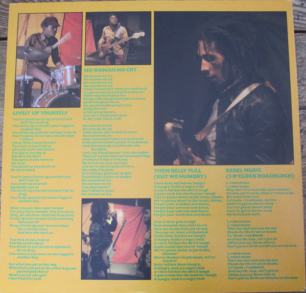 Bob Marley & The Wailers : Natty Dread (LP,Album)