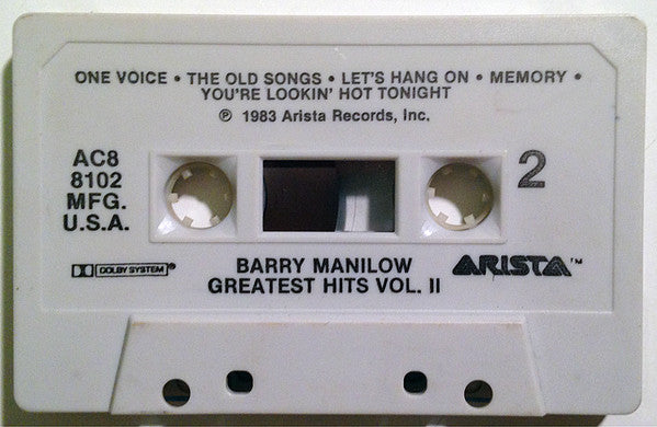 Barry Manilow : Greatest Hits Volume II (Compilation)