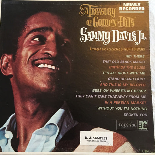 Sammy Davis Jr. : A Treasury Of Golden Hits (LP,Album,Promo,Mono)