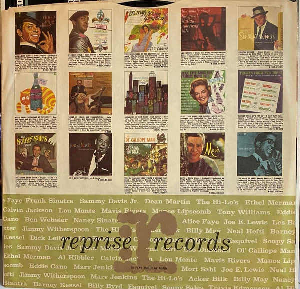 Sammy Davis Jr. : A Treasury Of Golden Hits (LP,Album,Promo,Mono)