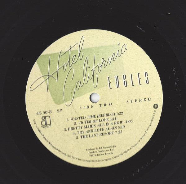 Eagles : Hotel California (LP,Album,Reissue)