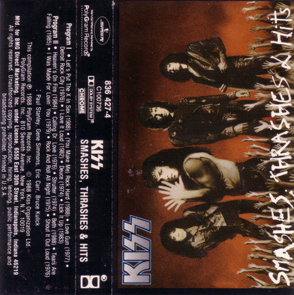 Kiss : Smashes, Thrashes & Hits (Compilation,Club Edition)