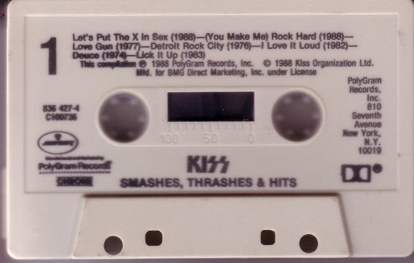 Kiss : Smashes, Thrashes & Hits (Compilation,Club Edition)