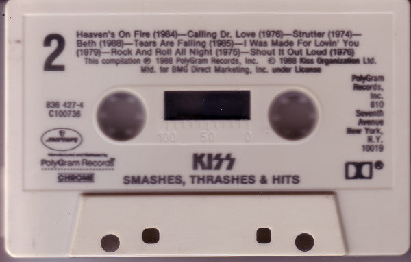 Kiss : Smashes, Thrashes & Hits (Compilation,Club Edition)