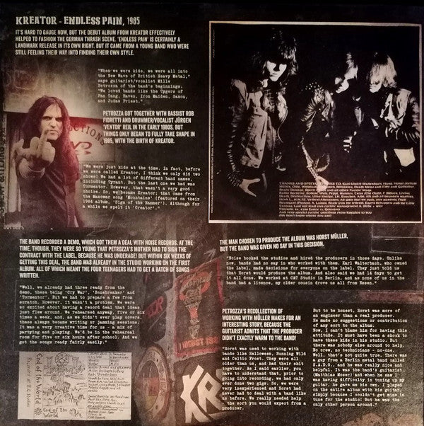 Kreator : Endless Pain  (LP,Album,Reissue,Remastered)