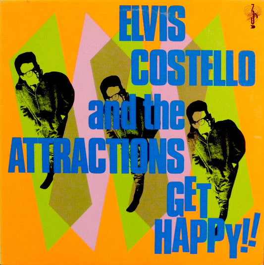 Elvis Costello & The Attractions : Get Happy!! (LP,Album,Stereo)