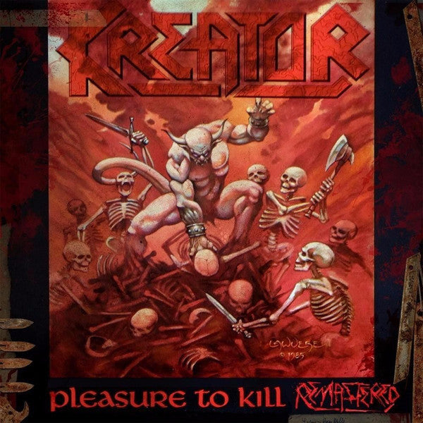 Kreator : Pleasure To Kill (LP,Album,Reissue,Remastered)
