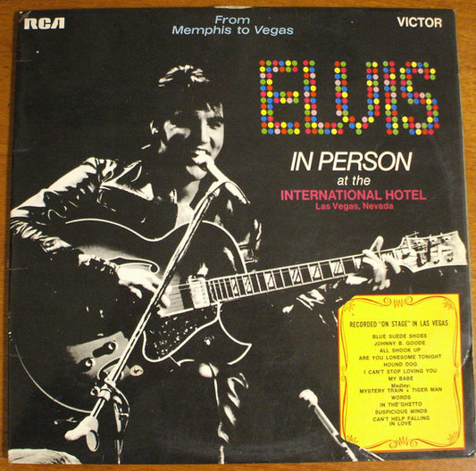 Elvis Presley : From Memphis To Vegas / From Vegas To Memphis (LP,Album)