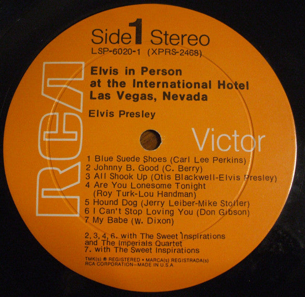 Elvis Presley : From Memphis To Vegas / From Vegas To Memphis (LP,Album)