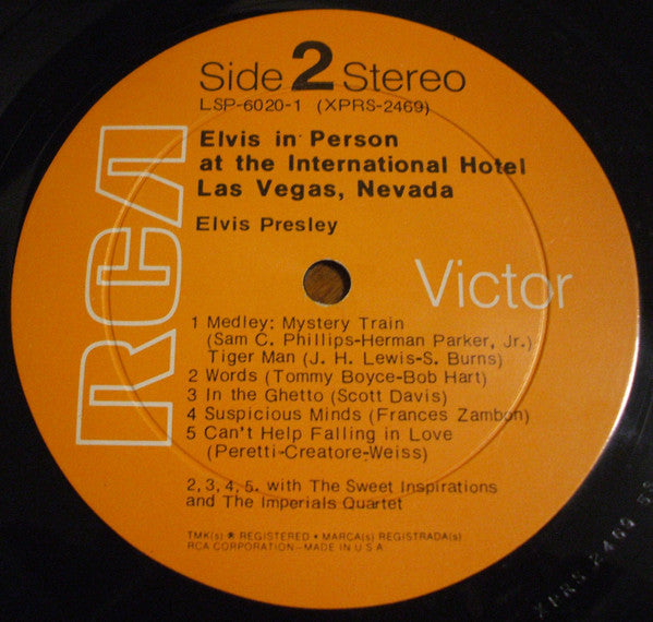 Elvis Presley : From Memphis To Vegas / From Vegas To Memphis (LP,Album)