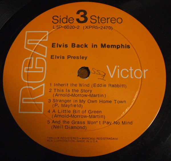 Elvis Presley : From Memphis To Vegas / From Vegas To Memphis (LP,Album)