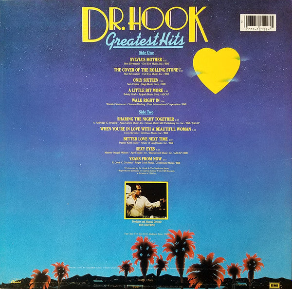 Dr. Hook : Greatest Hits (LP,Compilation,Club Edition)