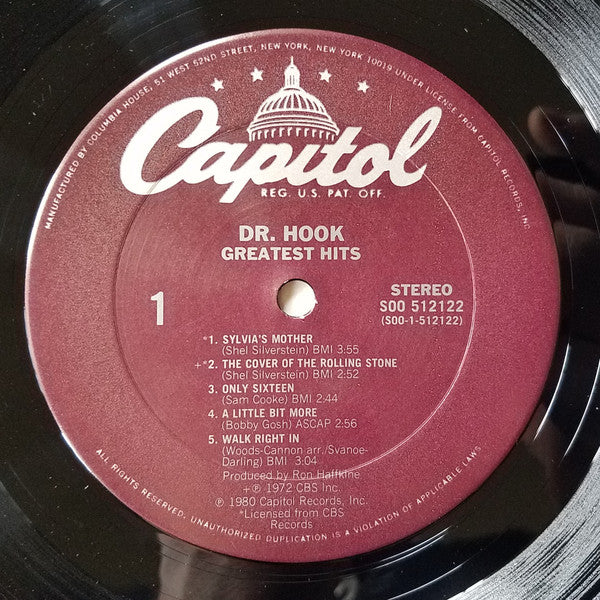 Dr. Hook : Greatest Hits (LP,Compilation,Club Edition)