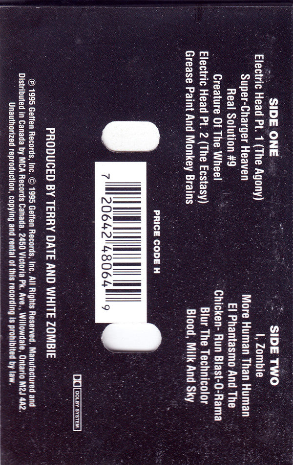 White Zombie : Astro-Creep: 2000 (Songs Of Love, Destruction And Other Synthetic Delusions Of The Electric Head) (Album)